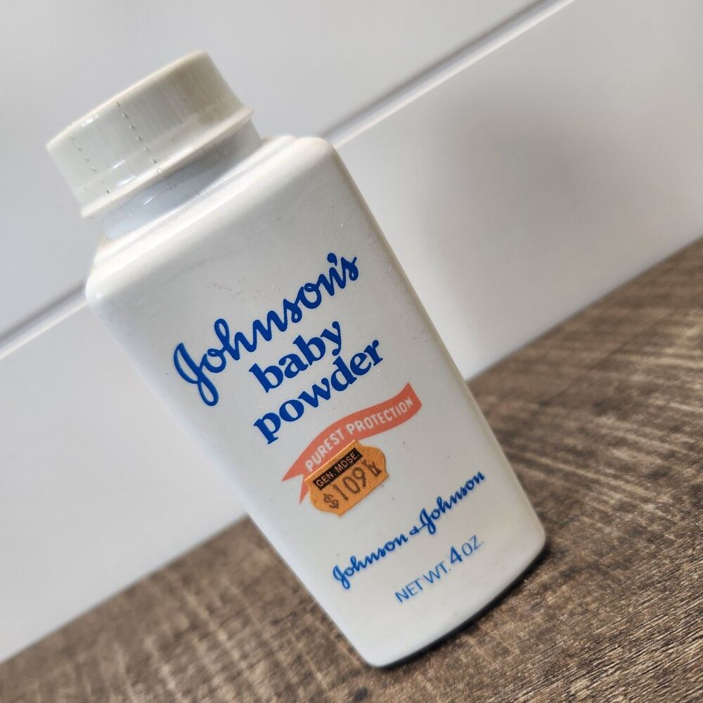 Vintage Johnson's Baby Powder 4 OZ Talc by Johnson & Johnson 1985 NOS